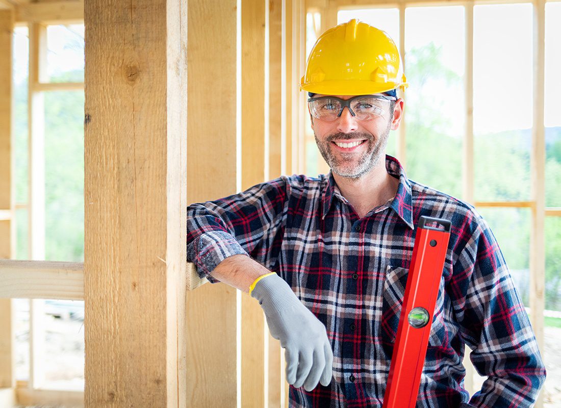 Insurance by Industry - Friendly Contractor Inside a Home Project